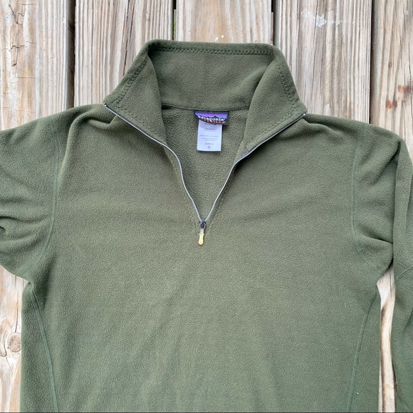 Womens Patagonia Synchilla Fleece 1/4 Quarter Zip Long Sleeve Jacket Pullover M - Picture 2 of 6
